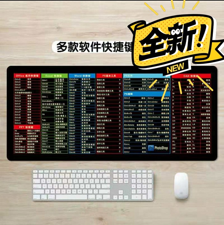 9.9快捷键鼠标垫