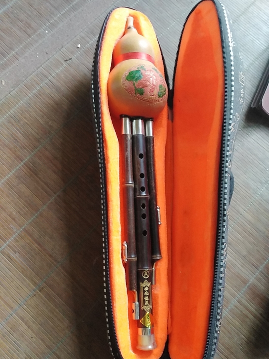 云南傣灵葫芦丝，，左边竹子有点松动，品相如...