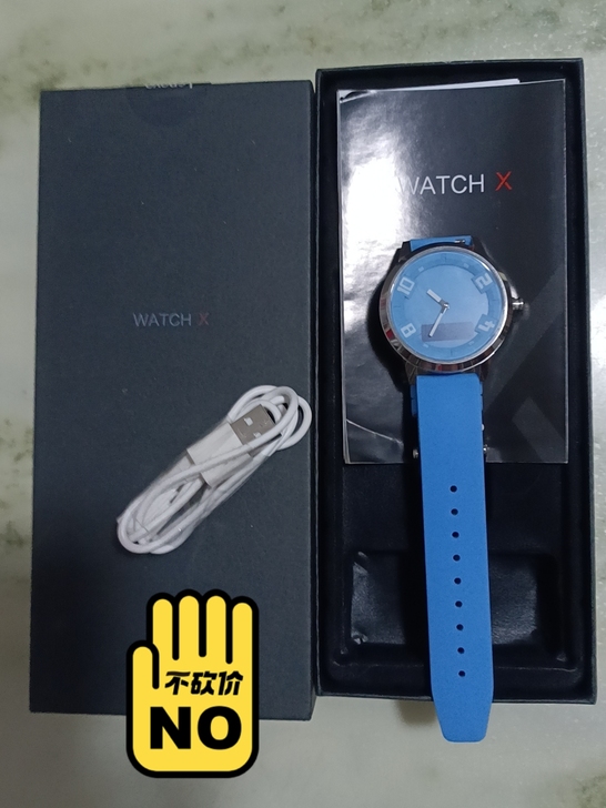 联想watch x智能手表,蓝色。功能正常。