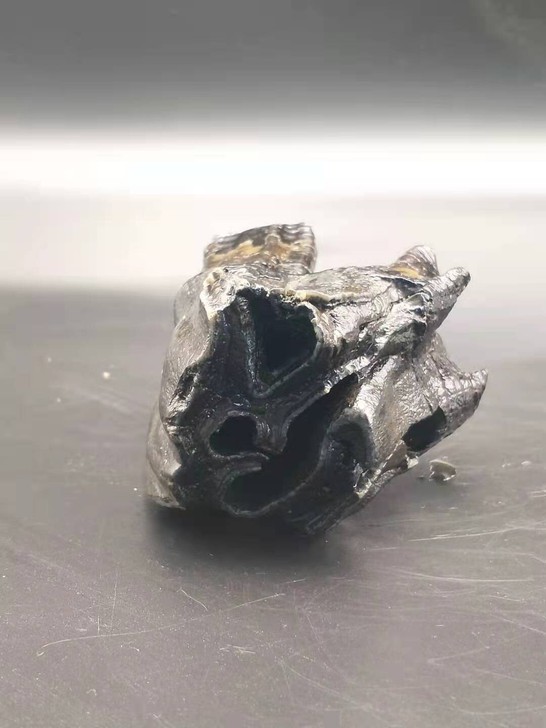 数万年前冰河时代,骨生物牙化石,保存完整,...