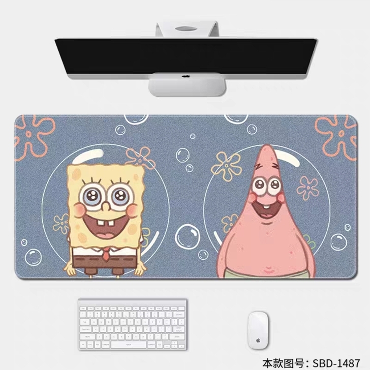 超大鼠标垫 海绵宝宝图案 600x300mm