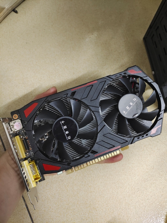 充新 松景750ti 2g独立显卡 拆机