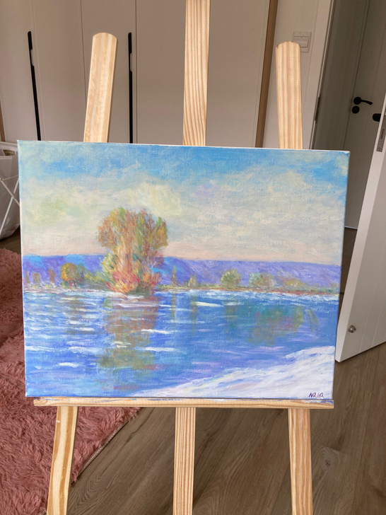 装饰画，纯手工绘制，水粉画，自己兴趣爱好画...