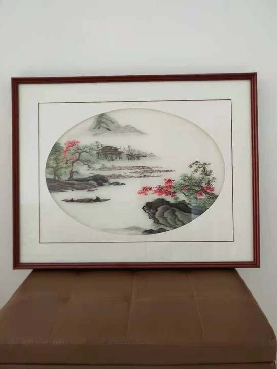 苏绣画3副