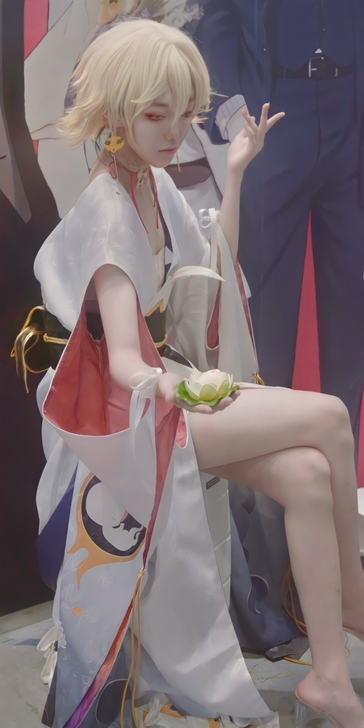 阴阳师帝释天cos漫喵社家，假发已造型加衣...