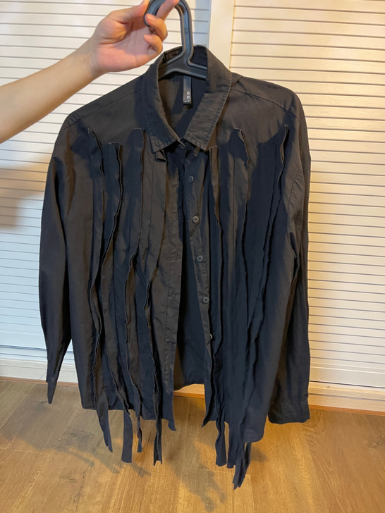 暗黑风衬衫+大裤裙，上衣25 裤裙30，一...