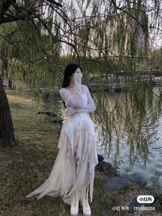【Elywood】实拍绝美仙女纱裙 细节图...