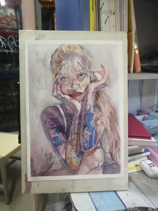 水彩画约稿，来图定制，作品均为本人亲自绘制...