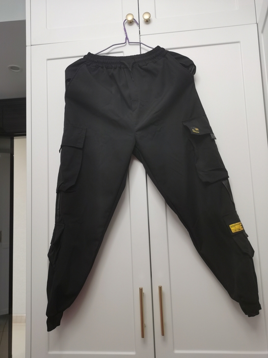 工装裤子女2021秋冬新款宽松显瘦高腰百搭...