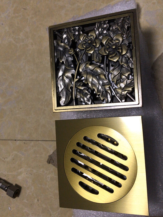 OEM出口欧洲代工防臭全铜地漏全新成品，欧...