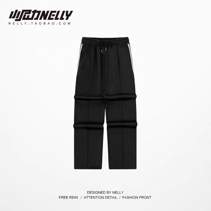 潮流 高街 休闲裤 侧边条纹裤