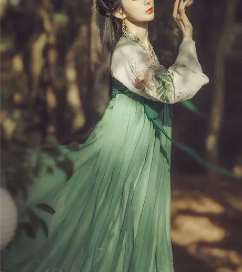 【出租】钟灵记 般若齐胸襦裙大全套女改良春...