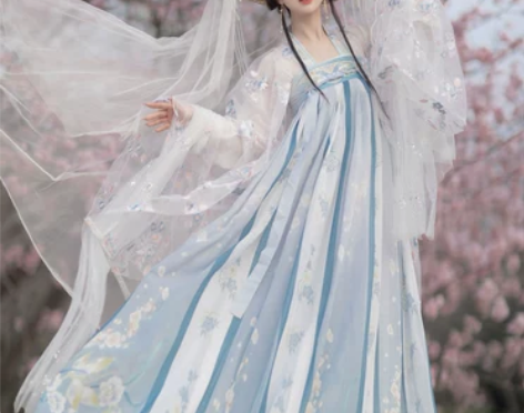 【花不误】茗月萱汉服女齐胸襦裙日常套装刺绣...