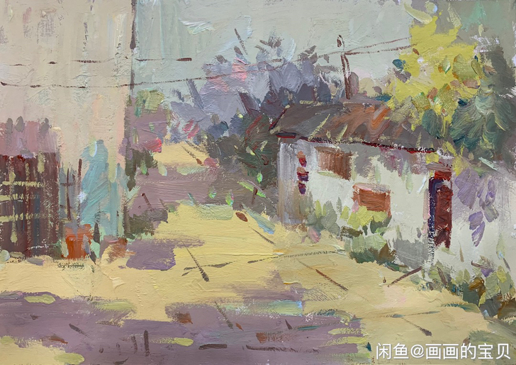 四开卡纸风景,无签名.60一张。