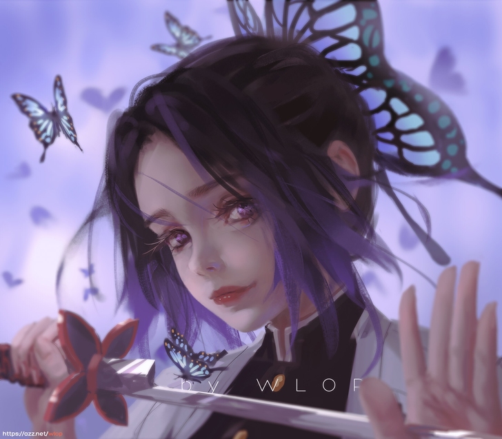 鬼灭之刃蝴蝶忍cos服