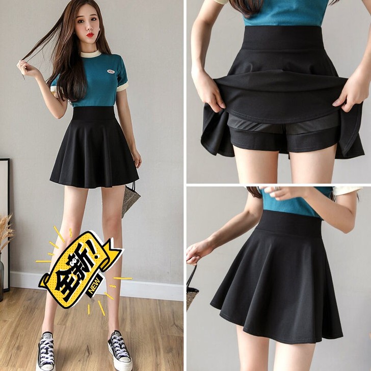 全新的夏季新款韩版半身裙短裙女太阳裙蓬蓬裙...