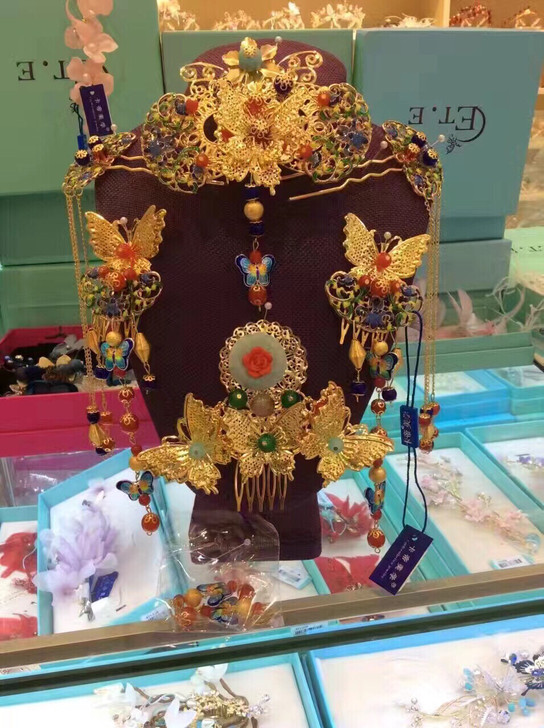 卡帝头饰 新娘汉服发饰品 全新 保证正品 ...