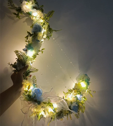 【现货】汉服Lolita拍照绢花精灵竖琴 ...