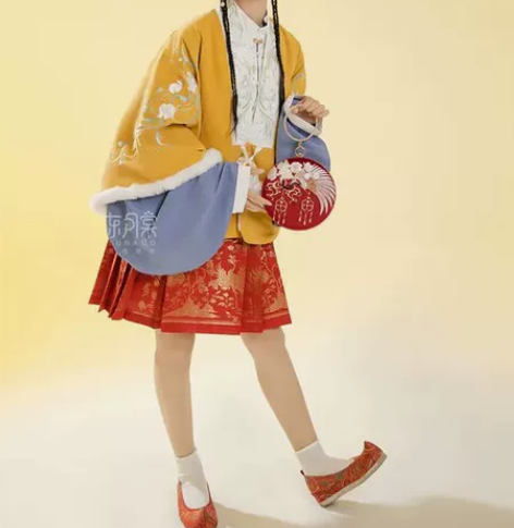 东月棠流云兔内搭 汉服女原创设计纯色春装汉...