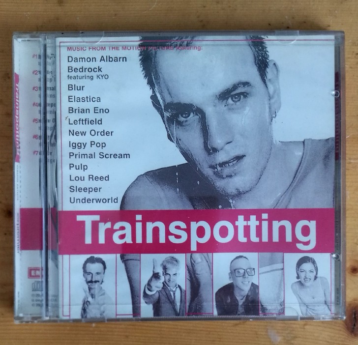 猜火车  电影原声CD一张，引进版，碟面光...