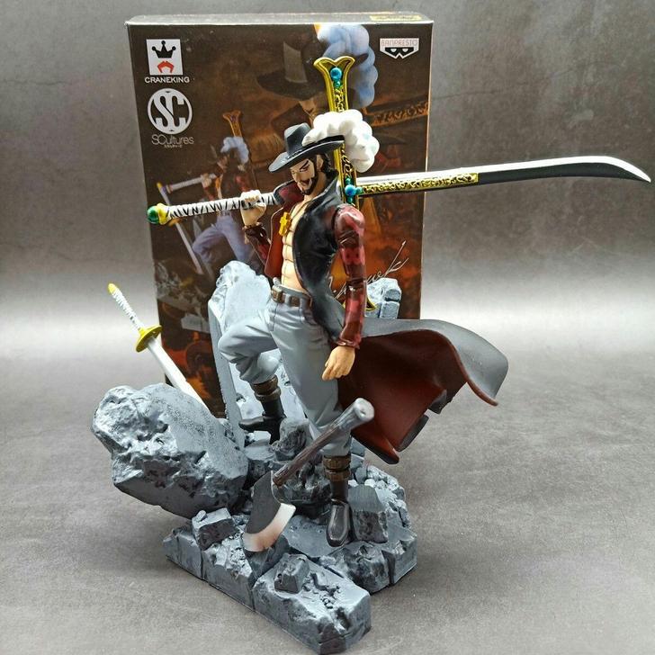 海贼王鹰眼手办王下七武海收藏模型摆件公仔玩...