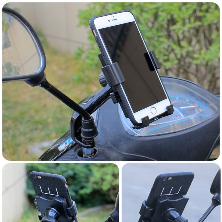 电动车摩托车自行车手机支架后视镜支架,导航...