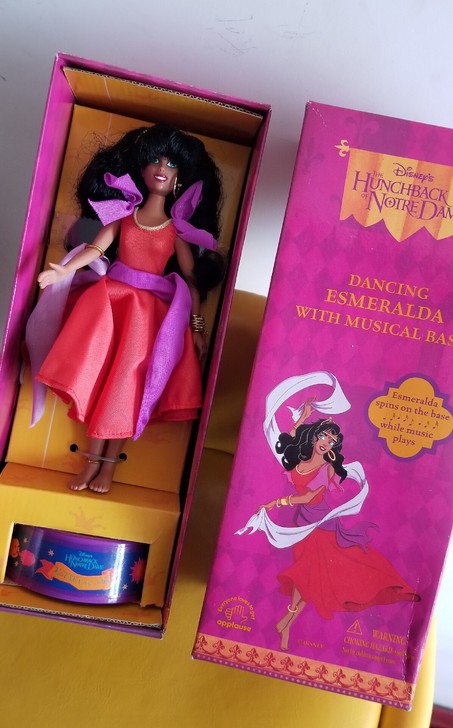 迪士尼坏姐姐迪士尼中古芭比娃娃中古八音盒