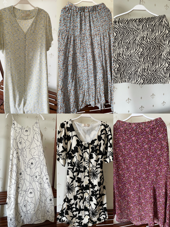 闲置各种碎花裙