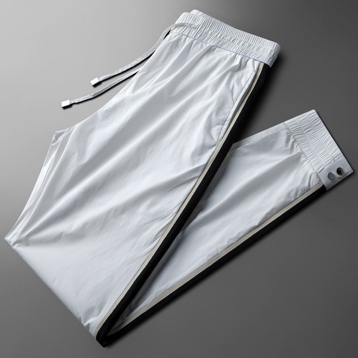 清仓处理全新男裤轻奢宽松休闲运动裤男修身小...