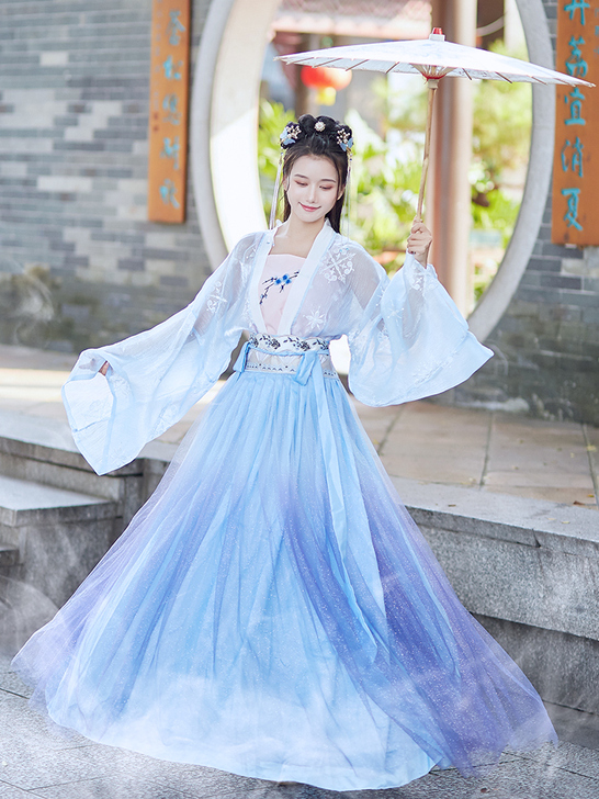 【玉魂】汉服女正品原创仙女古风学生飘逸中国...