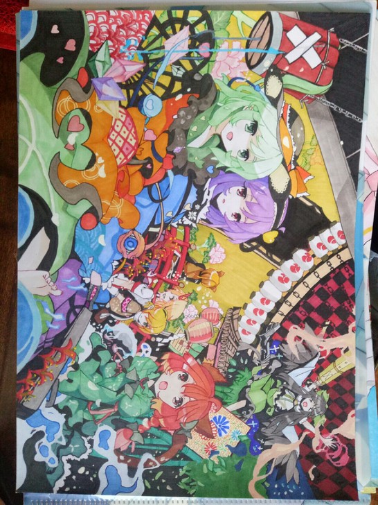 马克笔手绘动漫