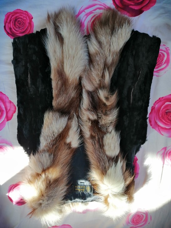 貂毛坎肩150至170可穿