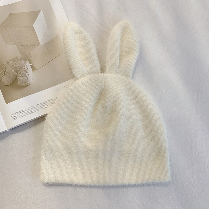 【狂欢价】毛线帽女秋冬季加绒保暖包头月子帽...