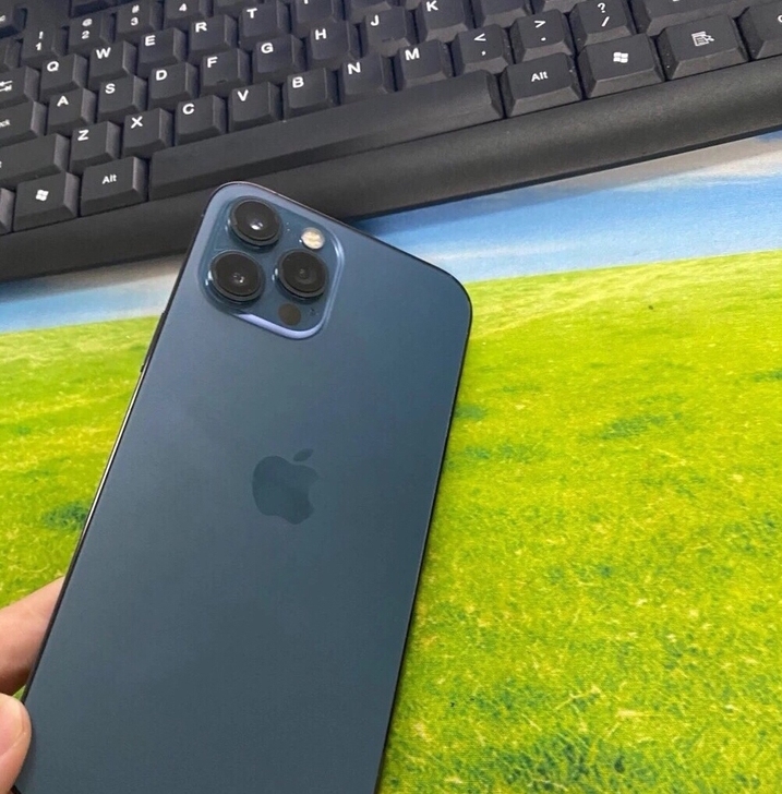 苹果12ProMax256g海蓝色 全...