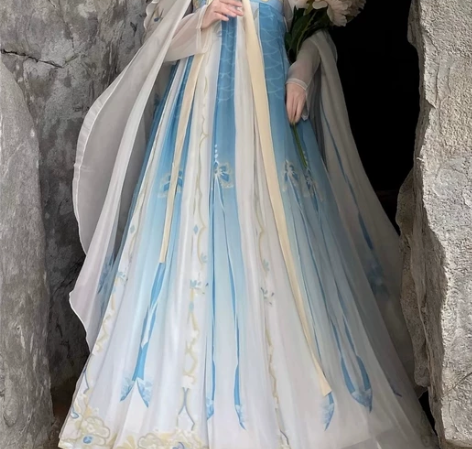 出，妃亦坊原创汉服，披风加上衣加襦裙，大全...