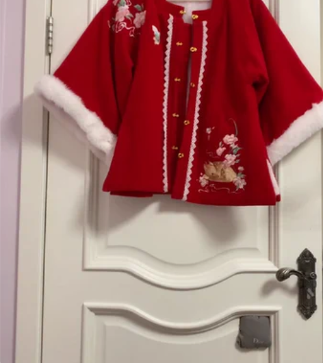 妃亦坊原创汉服女鹿鸣归明制对襟汉服方领短袄...