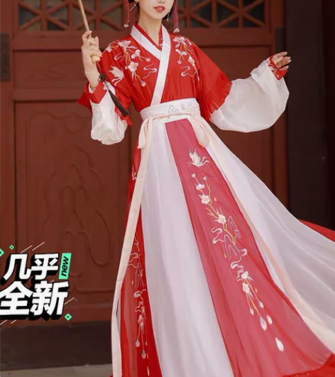 妃亦坊原创汉服女【蝶悦色】 尺码L，颜色分...