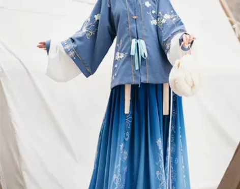 汉服女秋冬正品原创【梅霜雪】对襟立领短衫半...