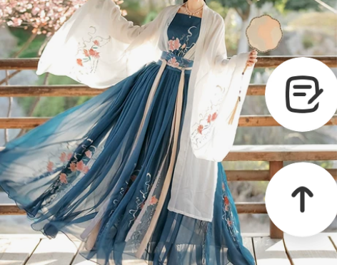 蝉佩正品原创汉服女中国风广袖齐腰襦裙古风仙...