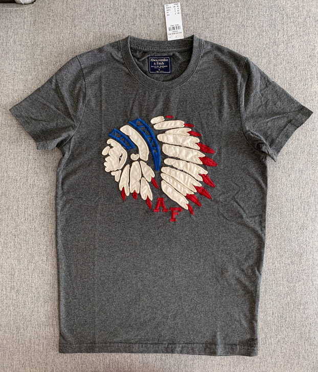 2021美国af短袖t恤男绣花体恤衫潮牌夏...