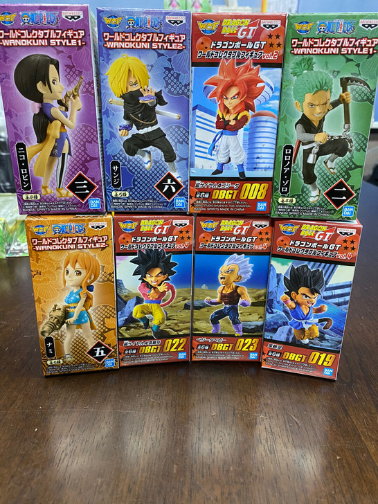 眼镜厂 wcf 海贼王 和之国 龙珠gt