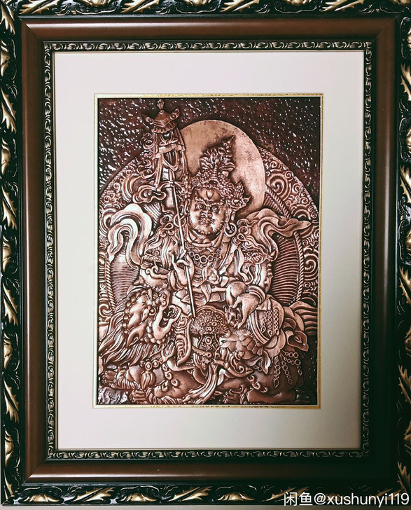全新手工铜板雕刻画、装裱完毕装饰挂画、每幅...