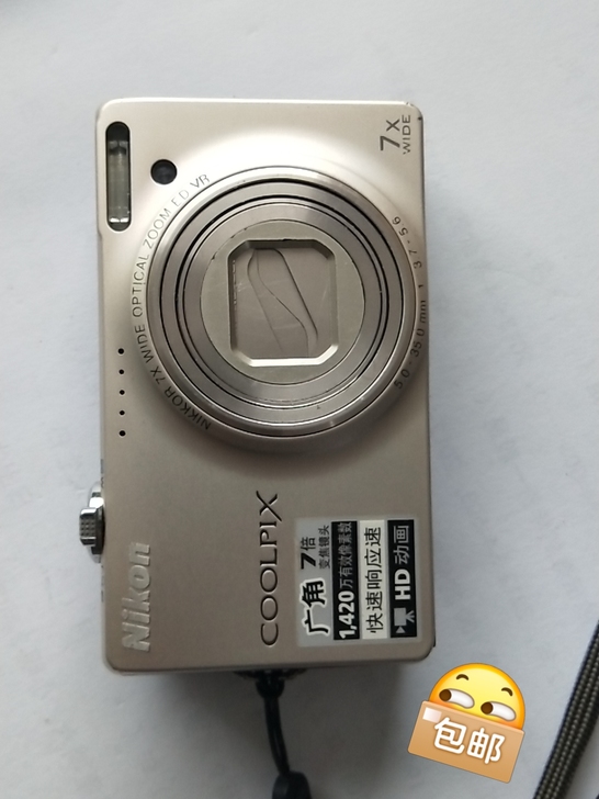 尼康s6000二手数码相机，7倍光学变焦，...