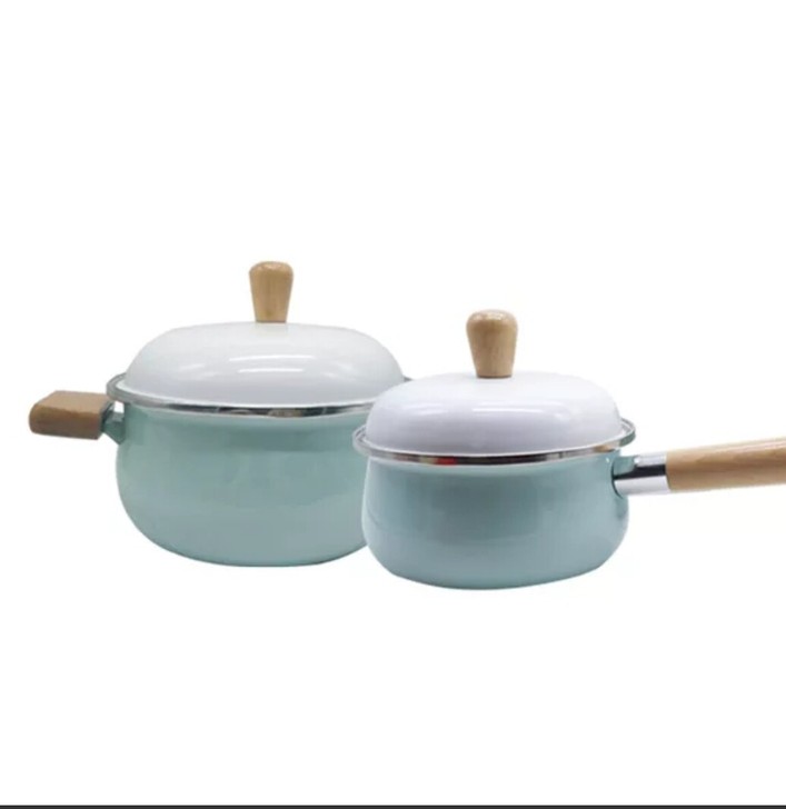 珐琅铸铁锅奶锅汤锅16cm奶锅，锅体精铁，...