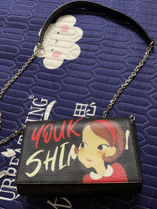 韩国代购陆心缘斜挎包