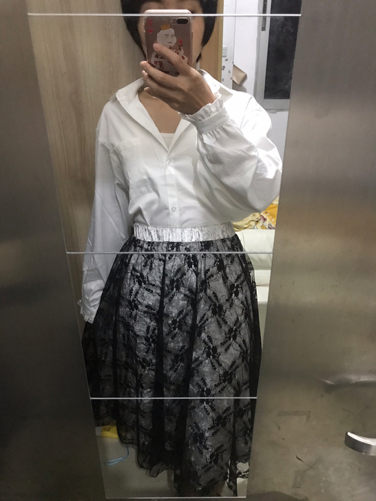 全新flore 半身裙金丝绒网纱蕾丝伞裙均码