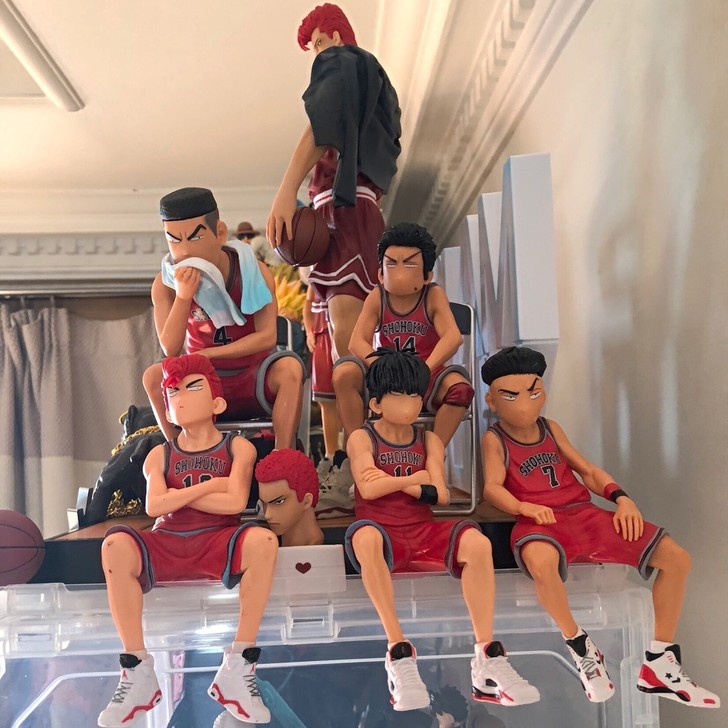 大号灌篮高手手办樱木花道流川枫赤木篮球手办...