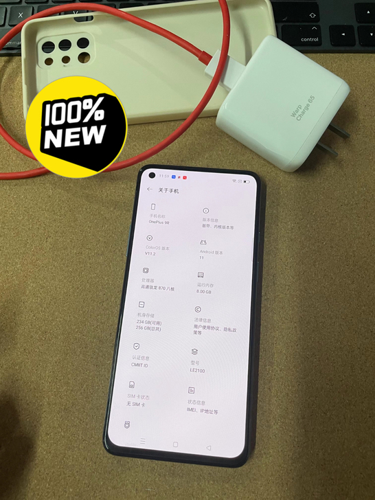 一加9R 8+256G 5G双卡全网通