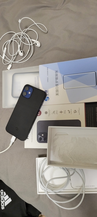 苹果iphone12mini蓝色64g国行...