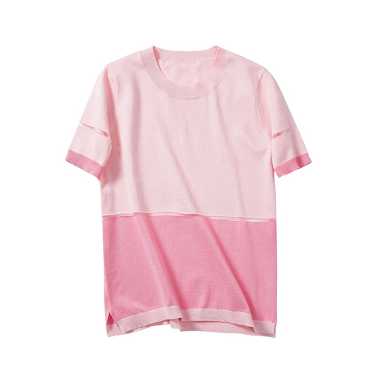 夏季短袖针织衫 清纯可爱